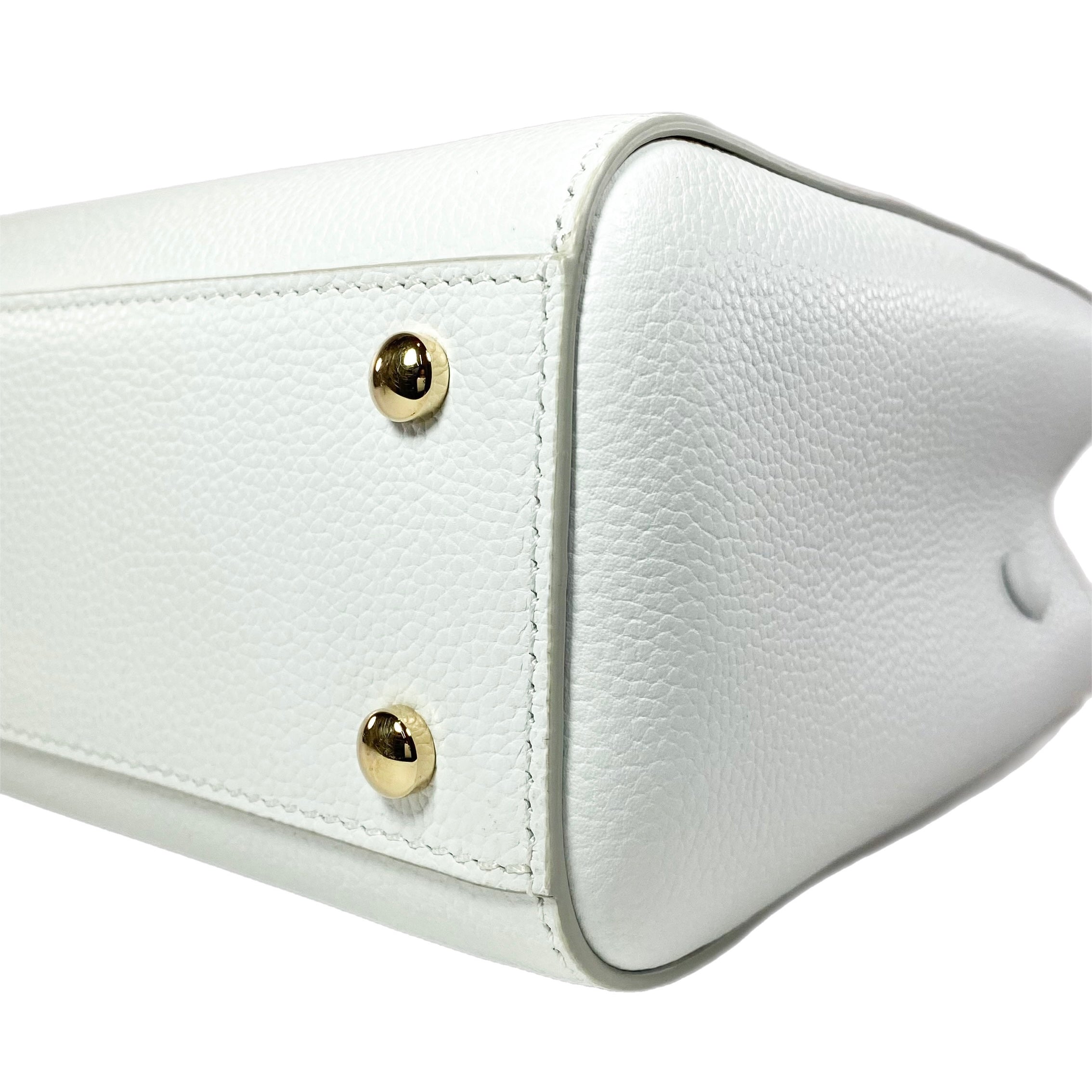 Chanel Mini Calfskin White Neo Executive Shopper Tote