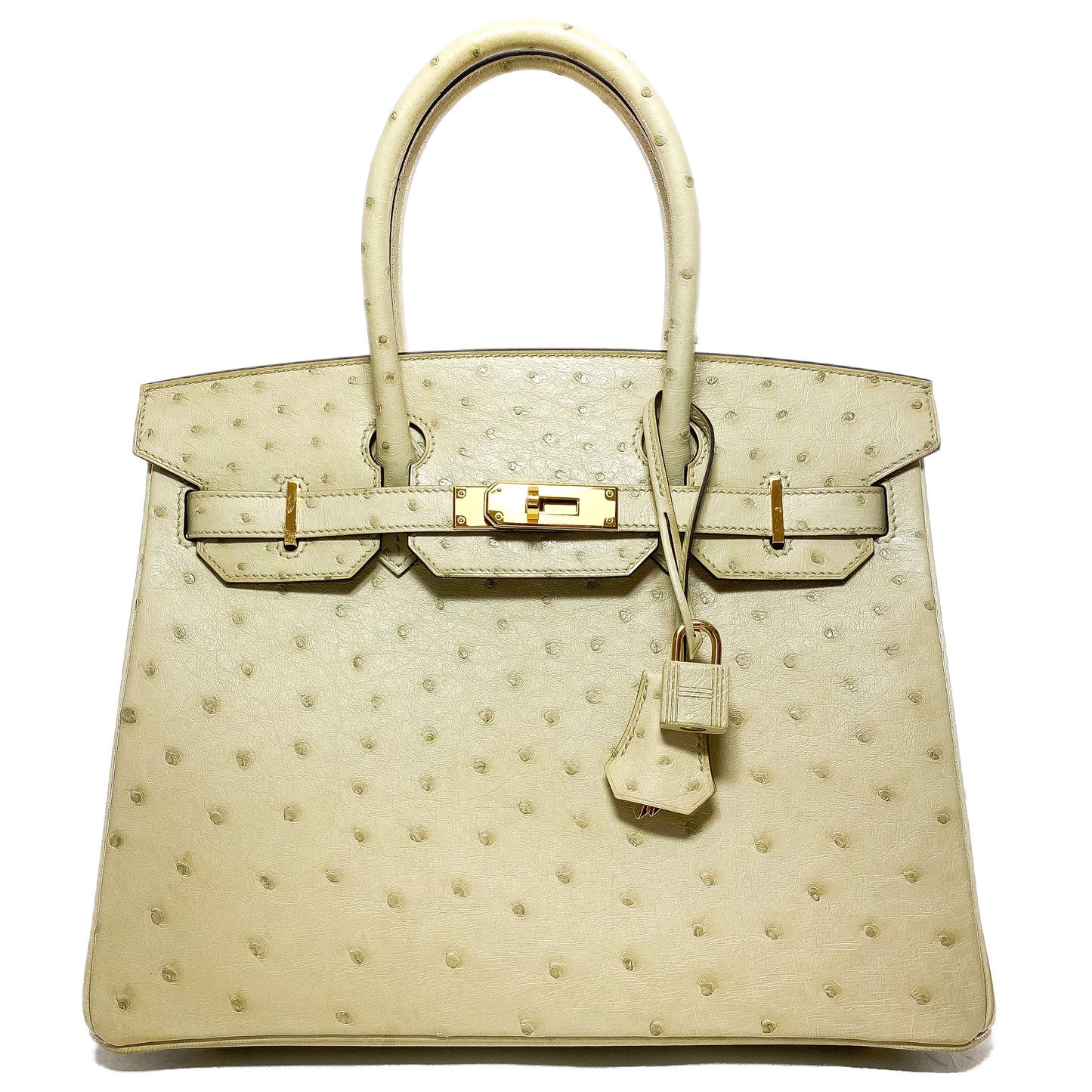 Hermes Birkin 30 Parchemin Ostrich Gold Hardware