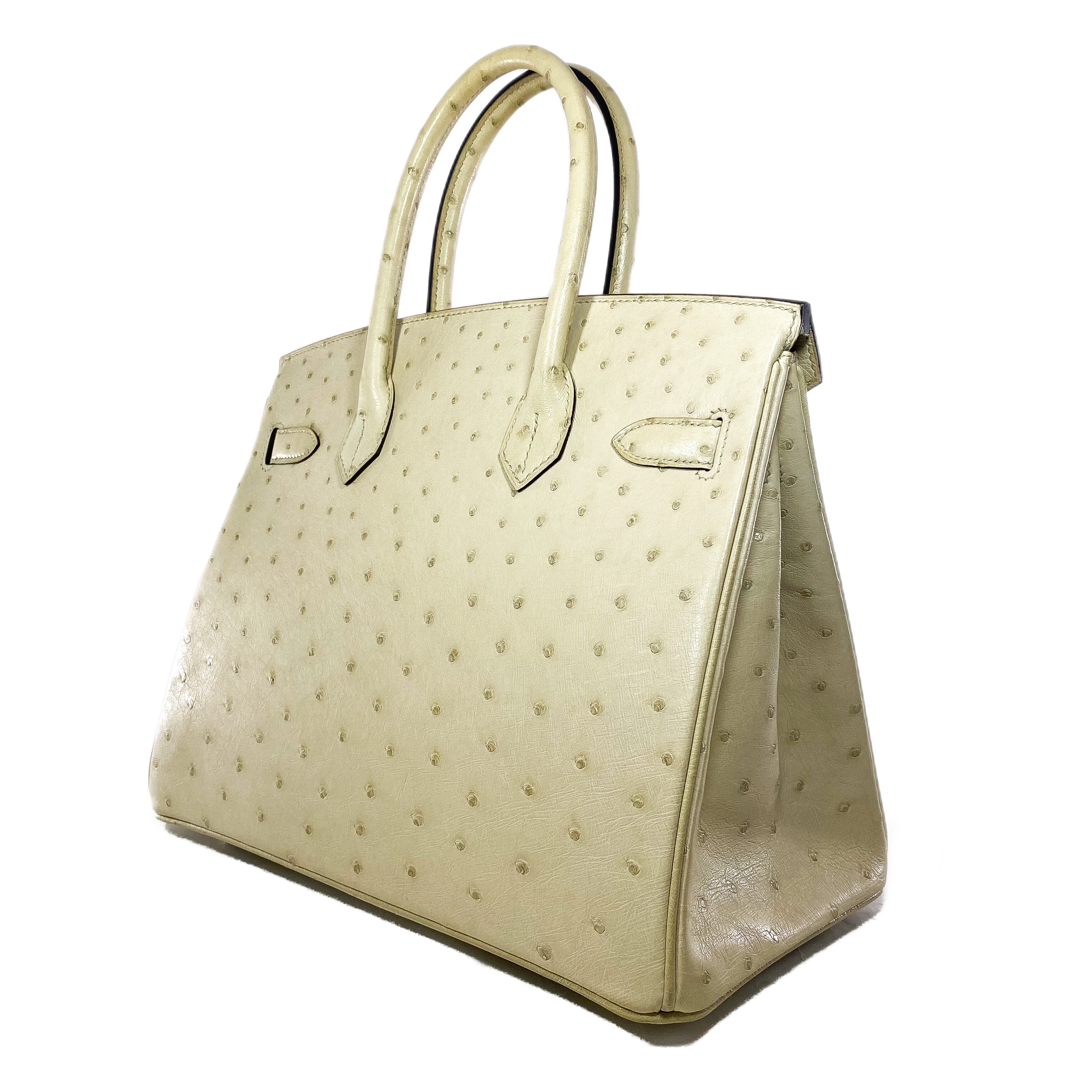 Hermes Birkin 30 Parchemin Ostrich Gold Hardware