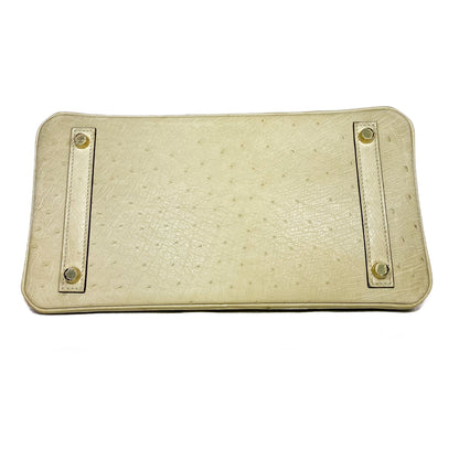 Hermes Birkin 30 Parchemin Ostrich Gold Hardware
