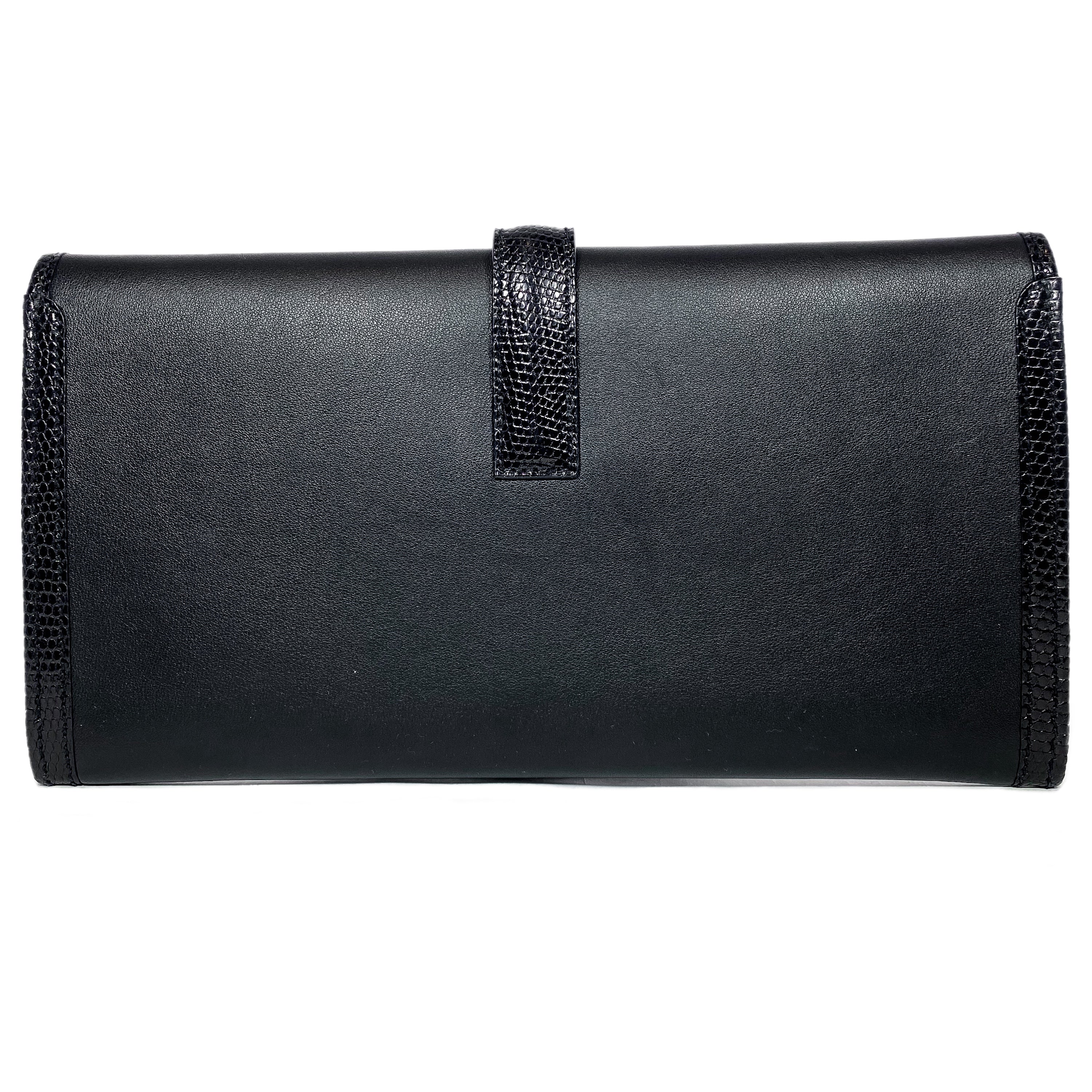 Hermes Jige Elan 29 Black Swift Lizard