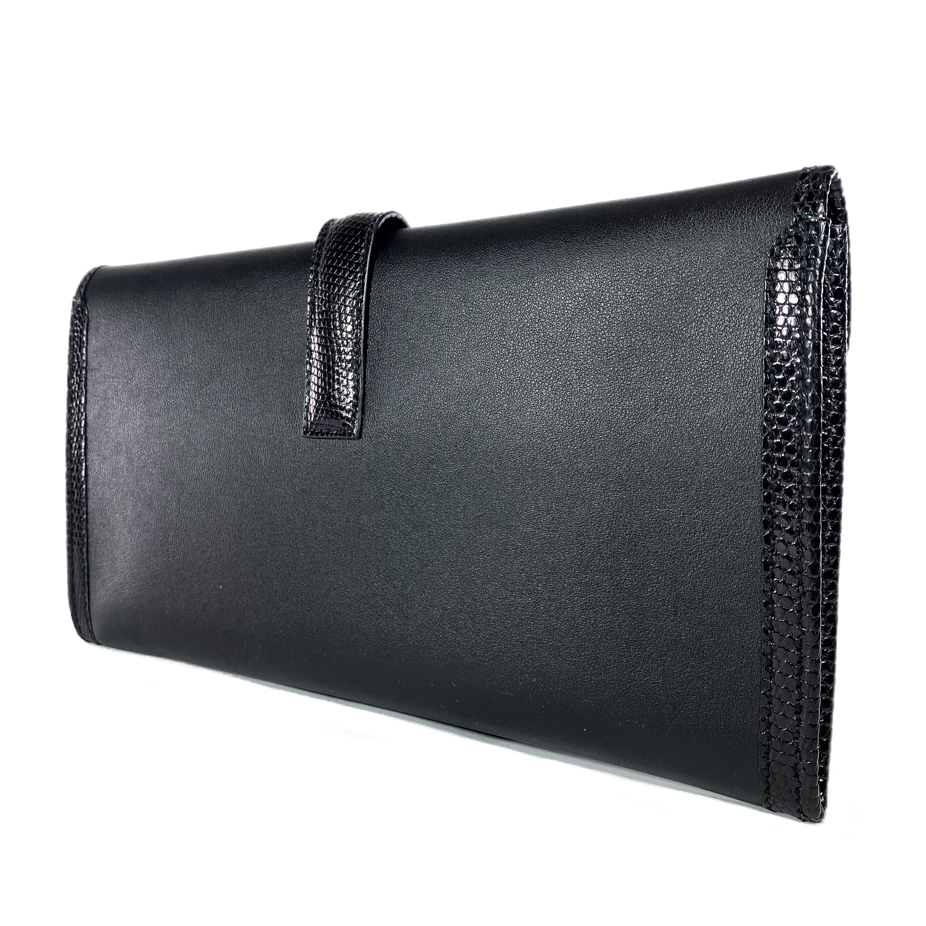 Hermes Jige Elan 29 Black Swift Lizard