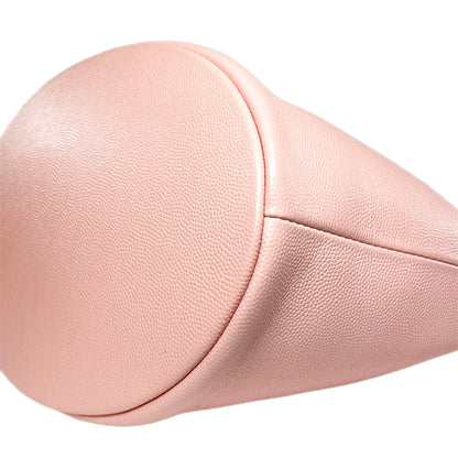 Chanel Light Pink Caviar Deauville Drawstring Bucket Bag