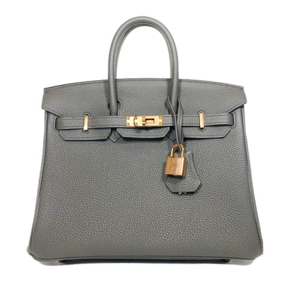Hermes Birkin 25 Etain Togo Rose Gold Hardware