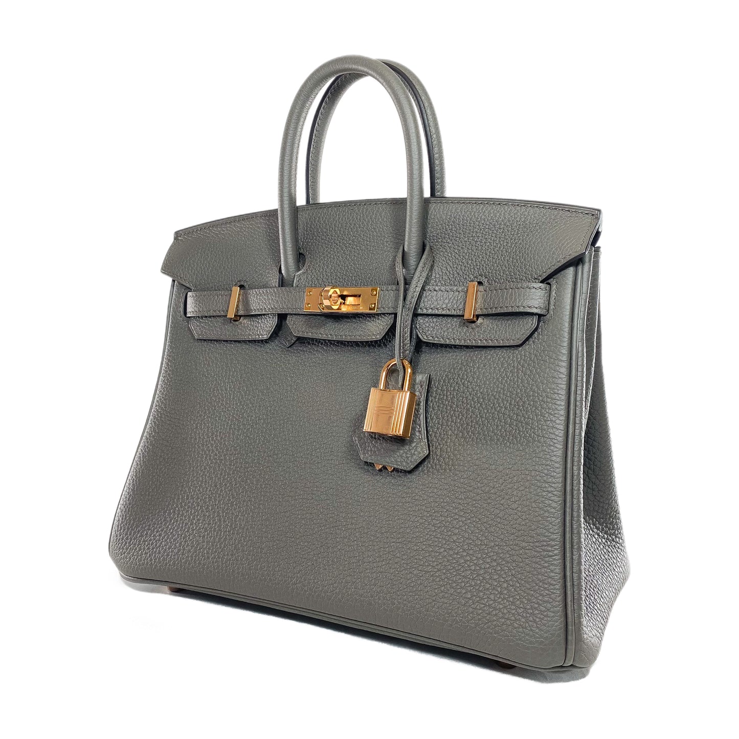 Hermes Birkin 25 Etain Togo Rose Gold Hardware