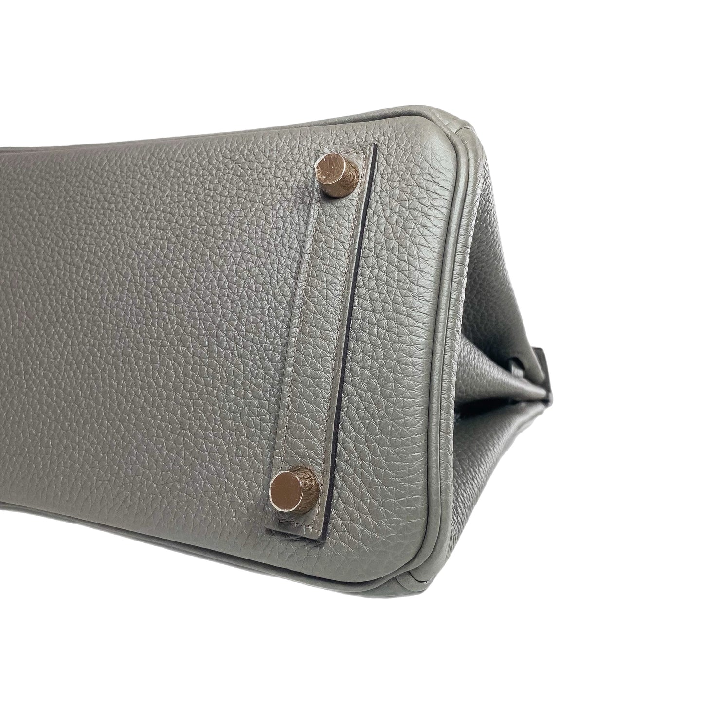 Hermes Birkin 25 Etain Togo Rose Gold Hardware