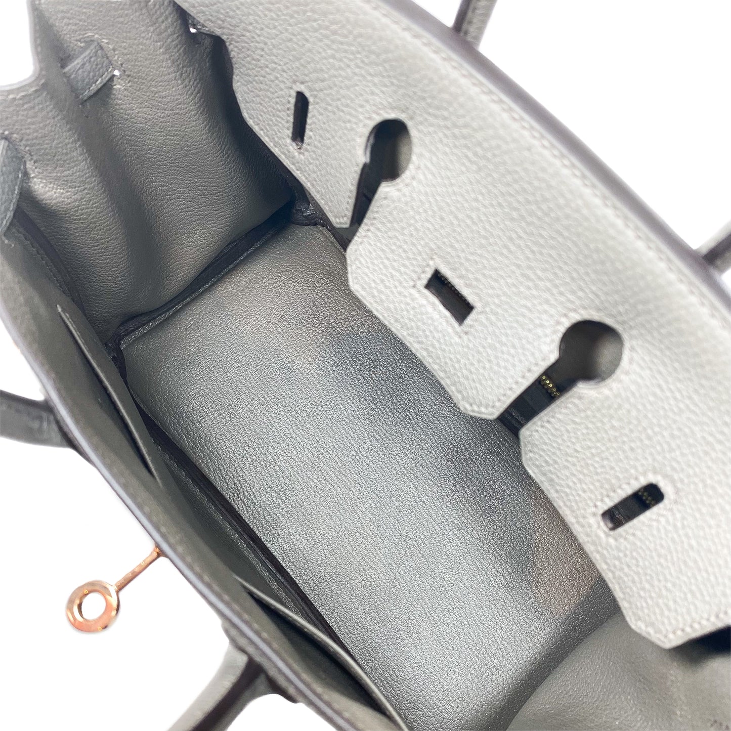 Hermes Birkin 25 Etain Togo Rose Gold Hardware