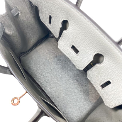 Hermes Birkin 25 Etain Togo Rose Gold Hardware