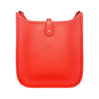 Hermes Evelyne TPM Rose Texas Clemence Palladium Hardware