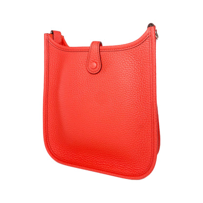 Hermes Evelyne TPM Rose Texas Clemence Palladium Hardware