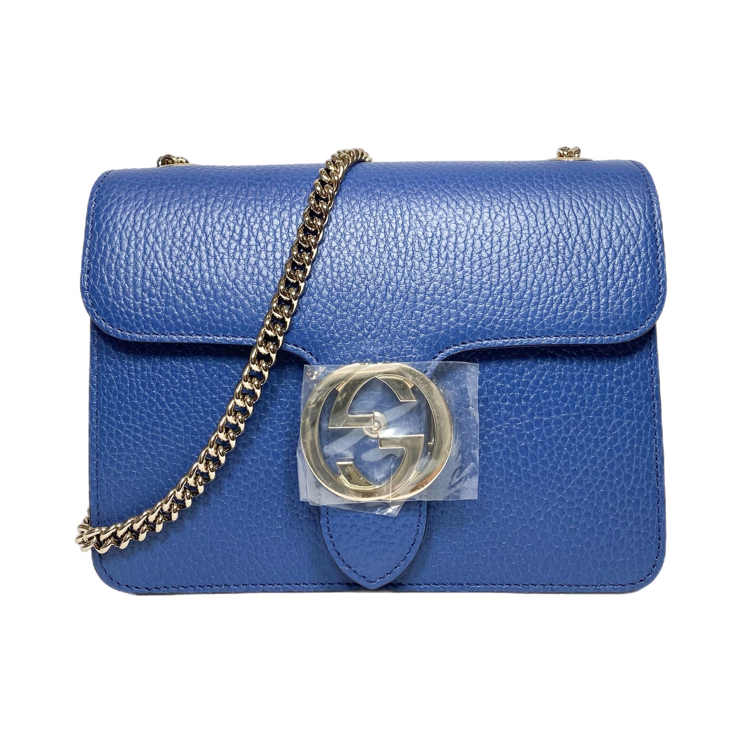 Gucci Blue Small Interlocking G Shoulder Bag