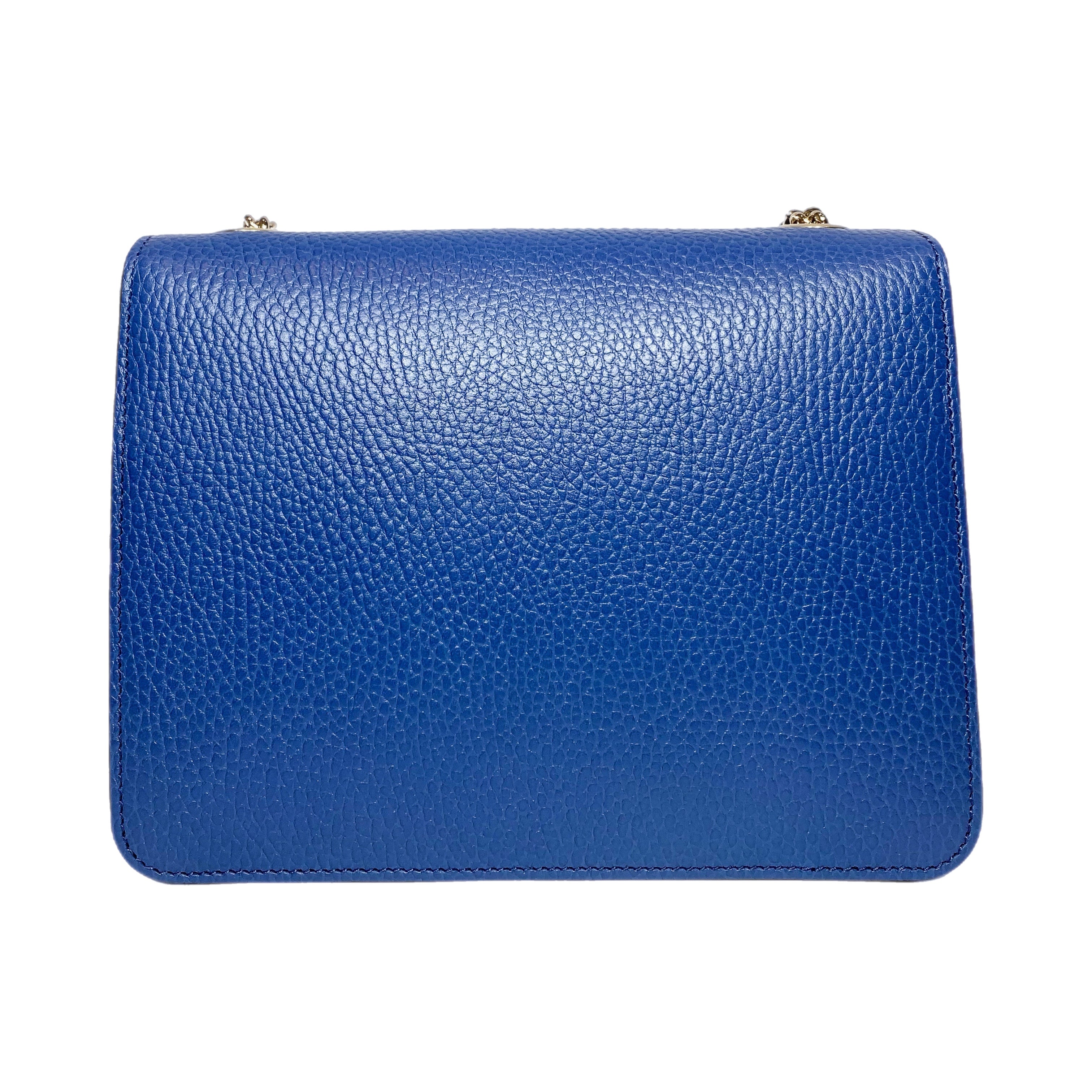 Gucci Blue Small Interlocking G Shoulder Bag
