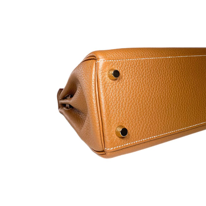 Hermes Kelly 25 Gold Togo Gold Hardware