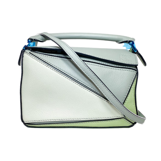 Loewe Tricolor Mini Puzzle Bag