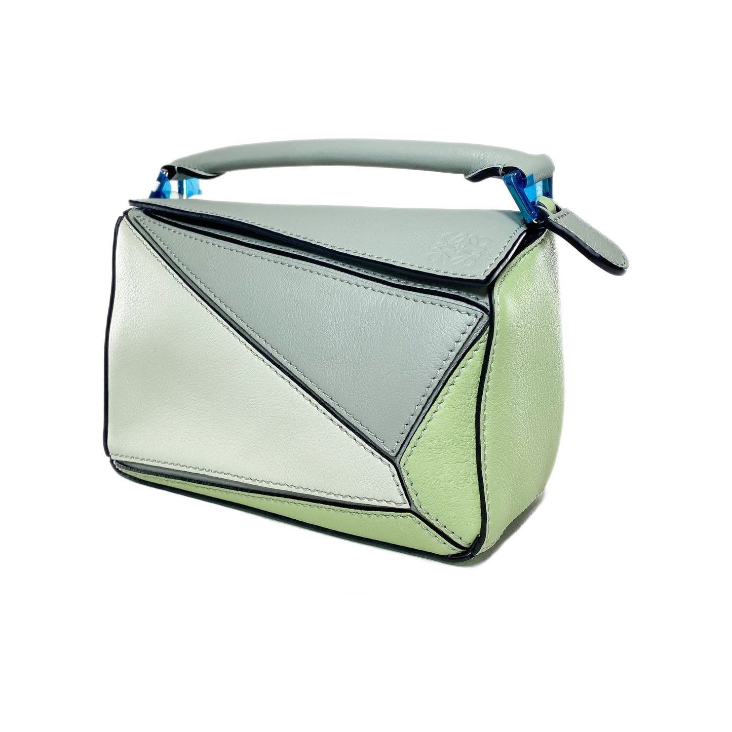 Loewe Tricolor Mini Puzzle Bag