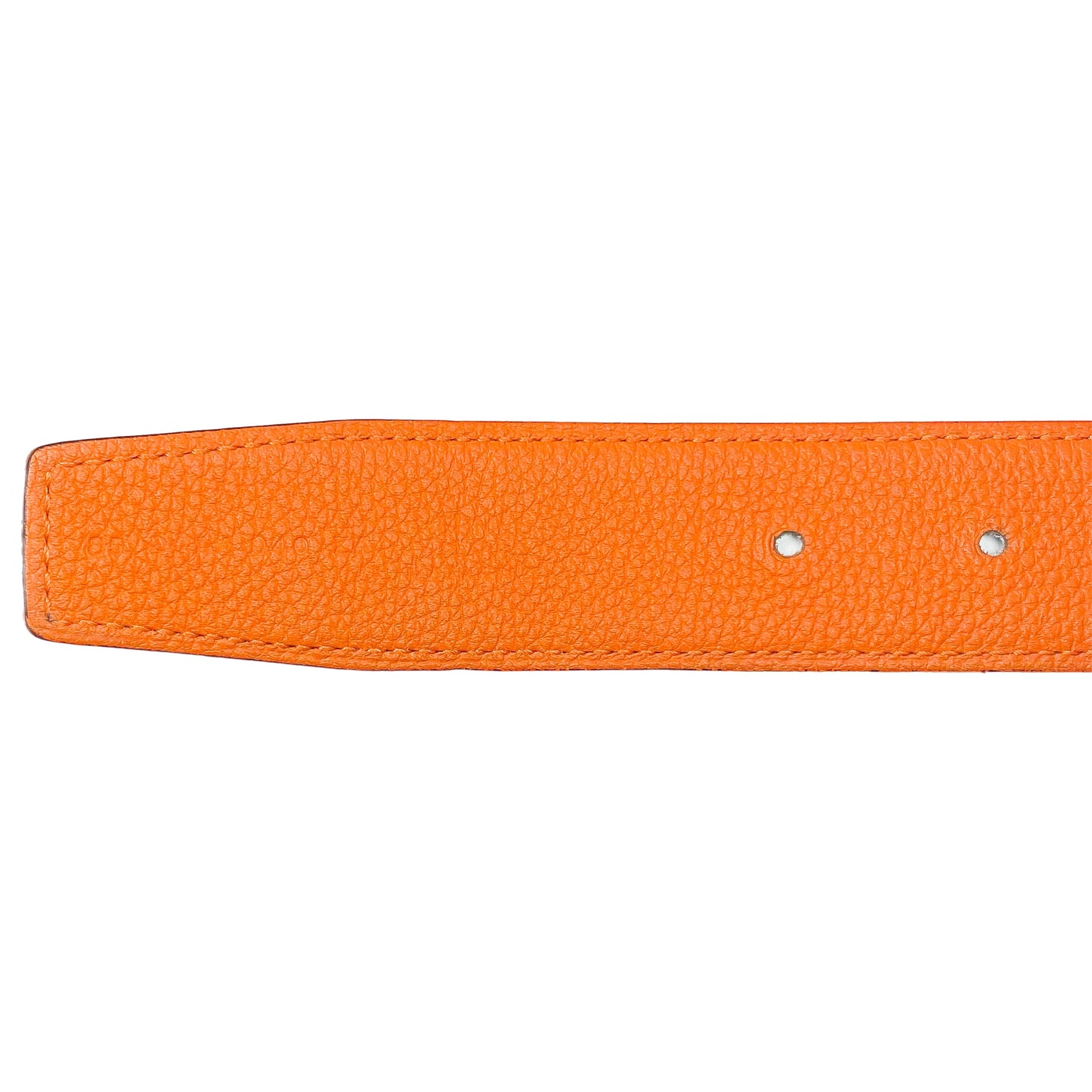 Hermes Noir Orange Constance H Belt