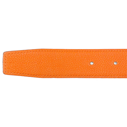 Hermes Noir Orange Constance H Belt