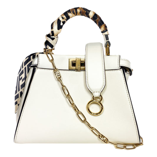 Fendi Ivory ISeeU Peekaboo with Twilly
