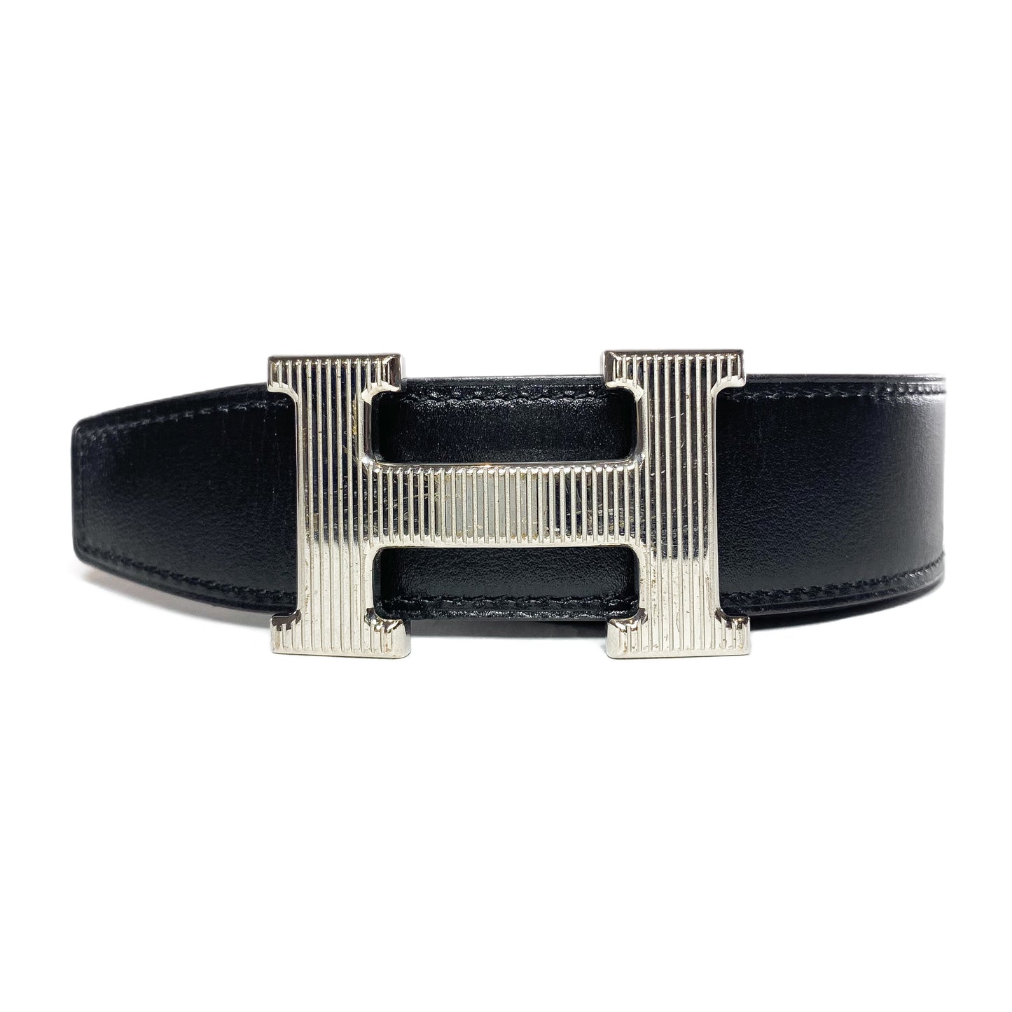 Hermes Noir Blue Constance H Belt