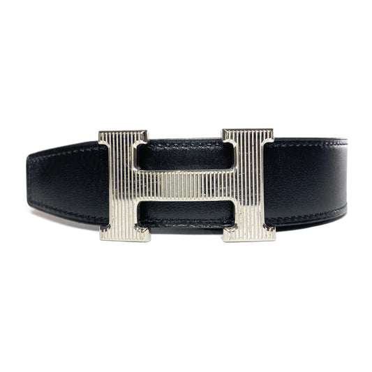 Hermes Noir Blue Constance H Belt
