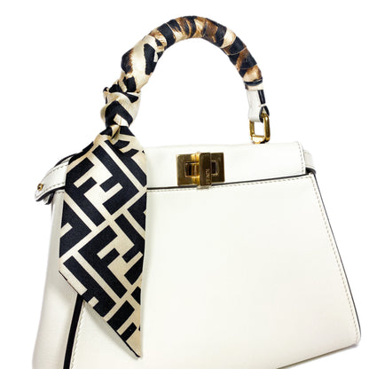 Fendi Ivory ISeeU Peekaboo with Twilly