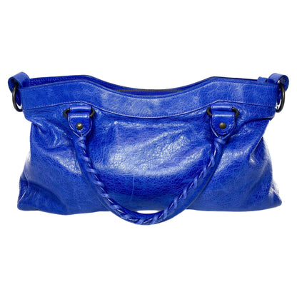 Balenciaga Blue Motorcycle First Bag
