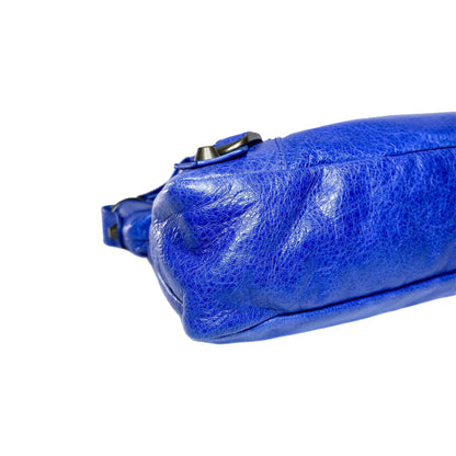 Balenciaga Blue Motorcycle First Bag