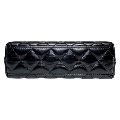 Chanel Black Nano Kelly Top Handle