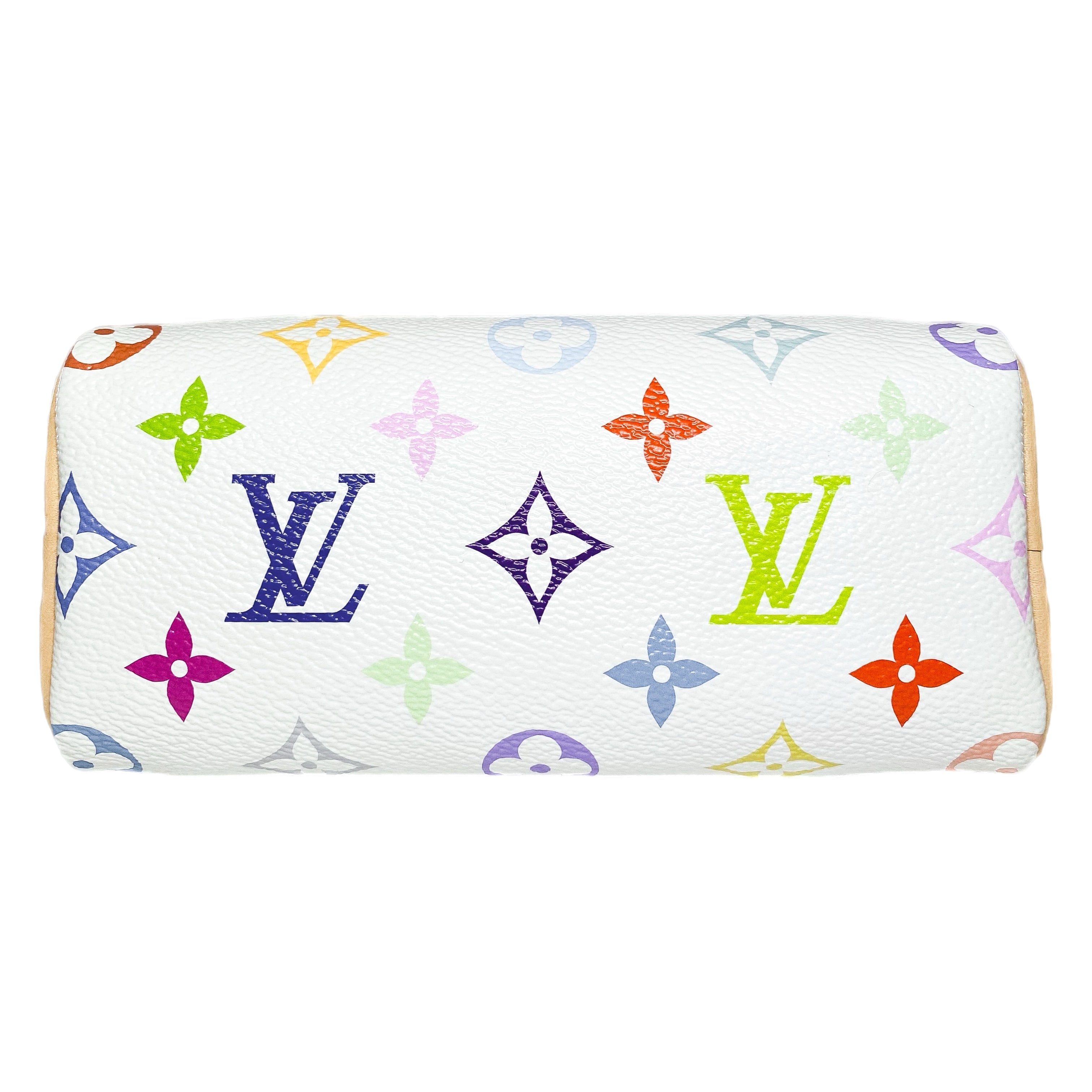Louis Vuitton x Takashi Murakami White Multicolor Nano Speedy