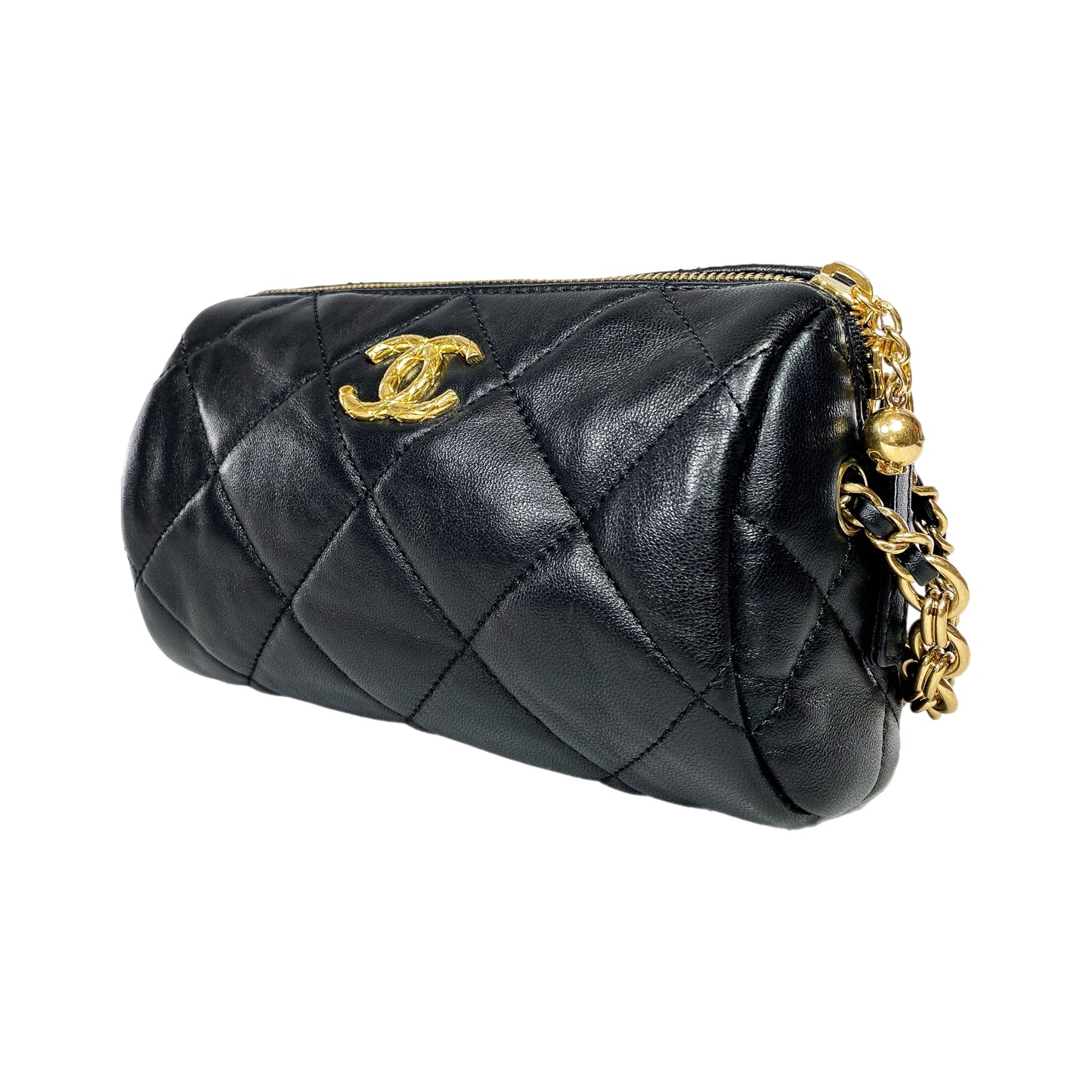 Chanel Black Mini Bowling Bag