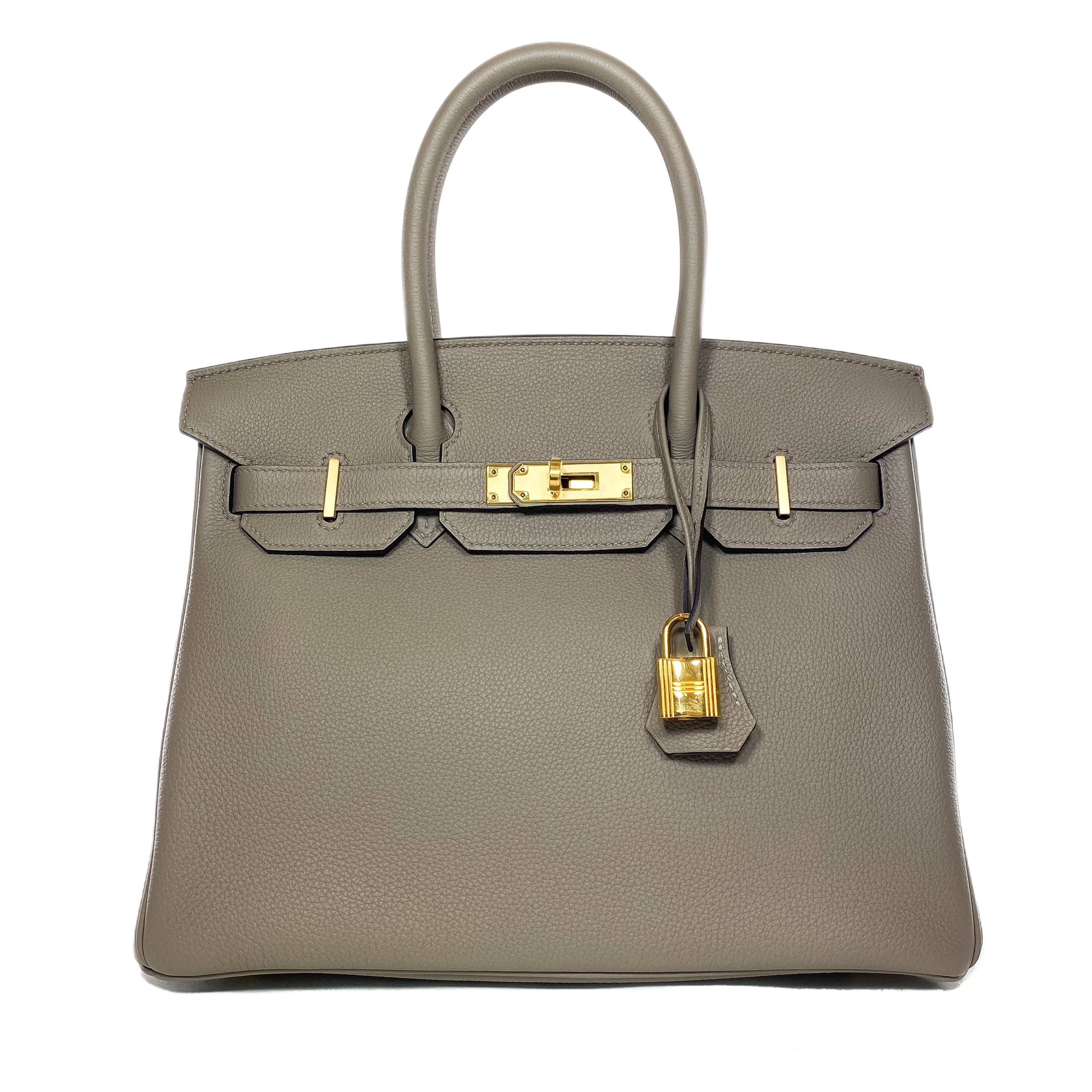 Hermes Birkin 30 Gris Asphalte Togo Gold Hardware