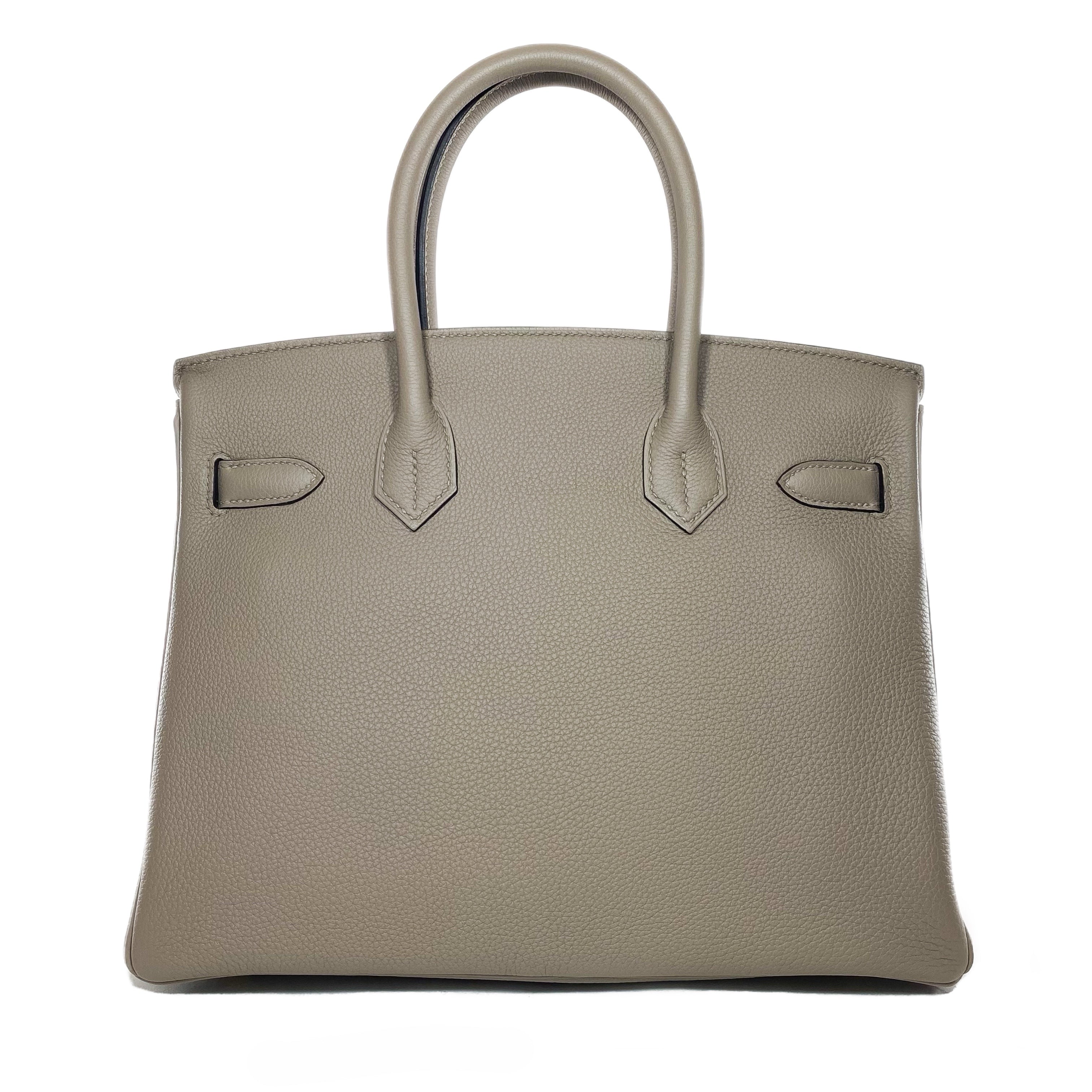 Hermes Birkin 30 Gris Asphalte Togo Gold Hardware