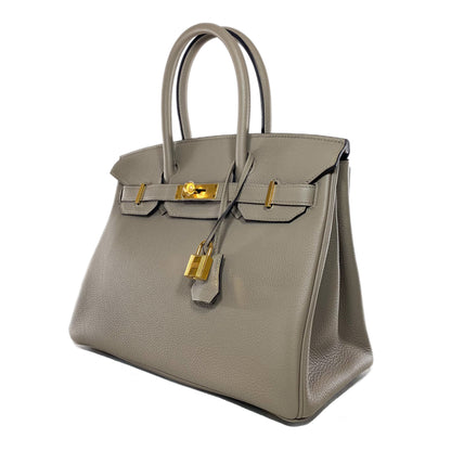 Hermes Birkin 30 Gris Asphalte Togo Gold Hardware