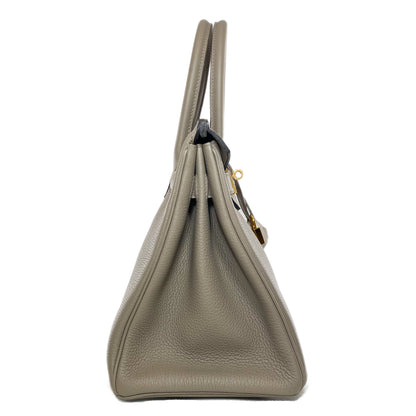 Hermes Birkin 30 Gris Asphalte Togo Gold Hardware