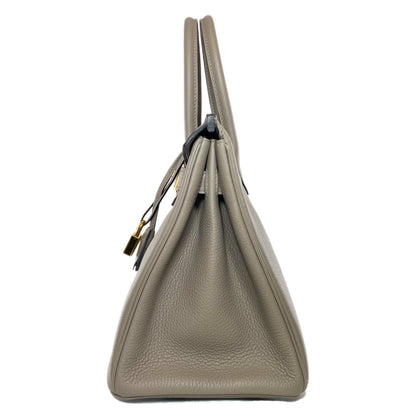 Hermes Birkin 30 Gris Asphalte Togo Gold Hardware