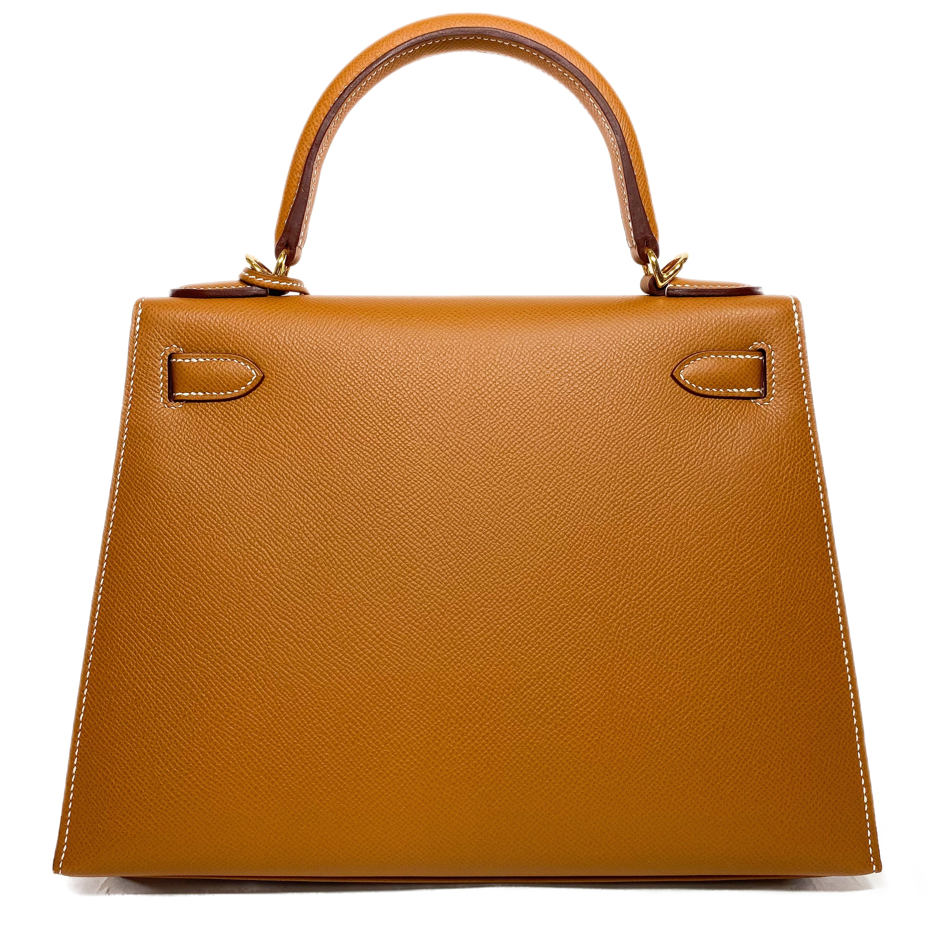 Hermes Kelly Sellier 28 Gold Epsom Gold Hardware