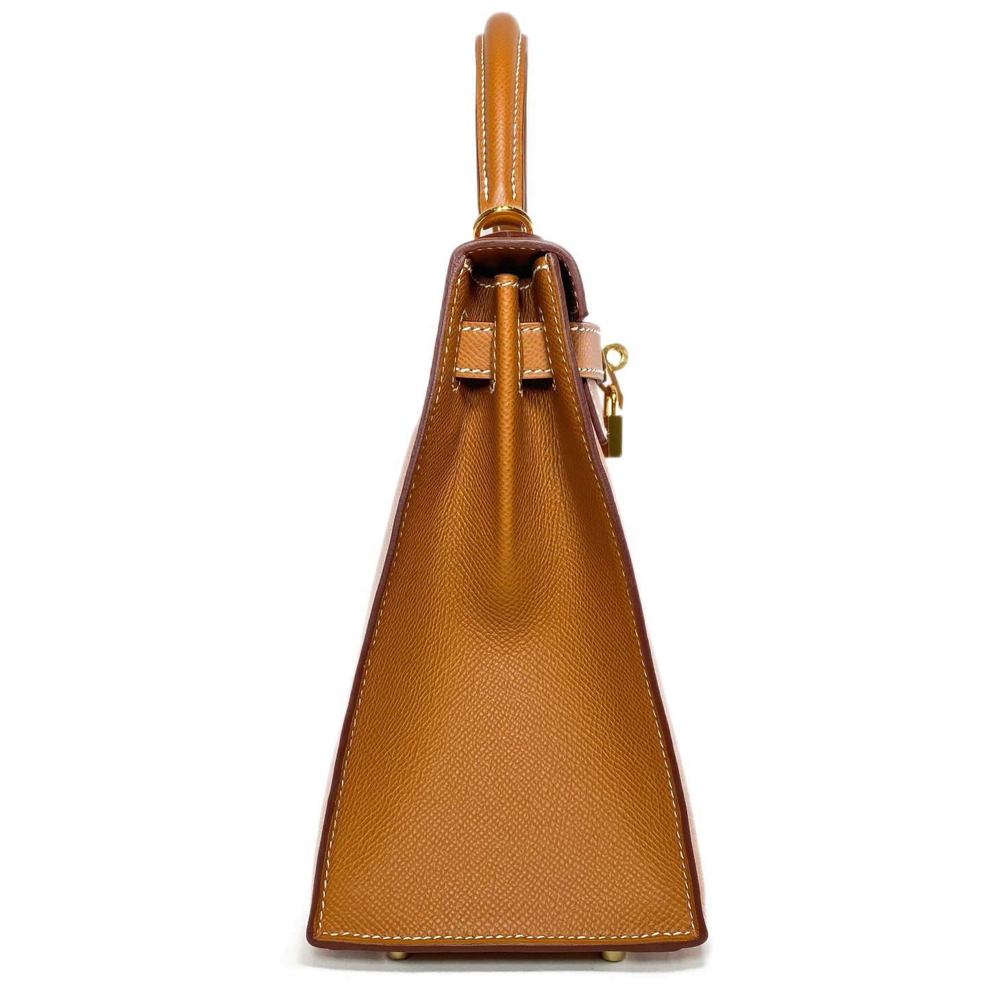 Hermes Kelly Sellier 28 Gold Epsom Gold Hardware