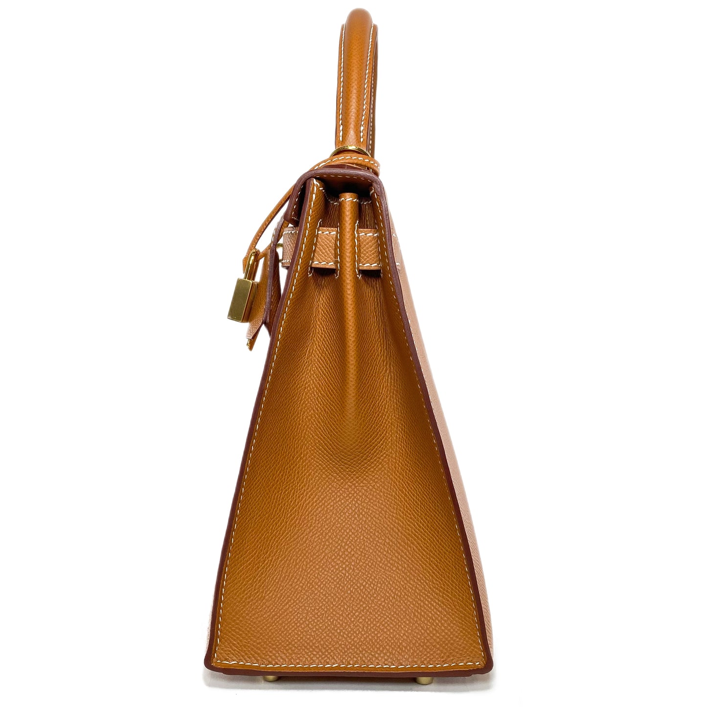 Hermes Kelly Sellier 28 Gold Epsom Gold Hardware