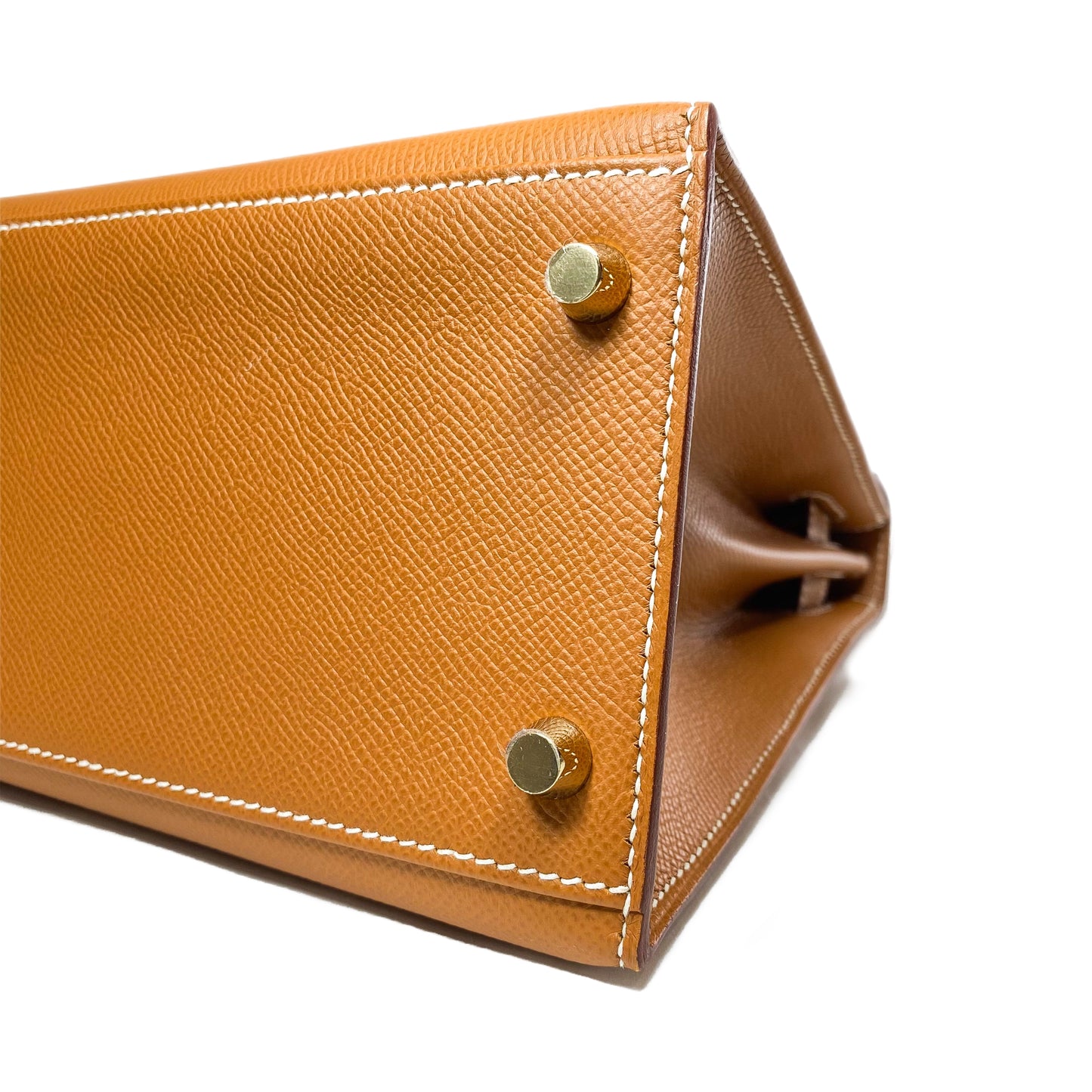Hermes Kelly Sellier 28 Gold Epsom Gold Hardware