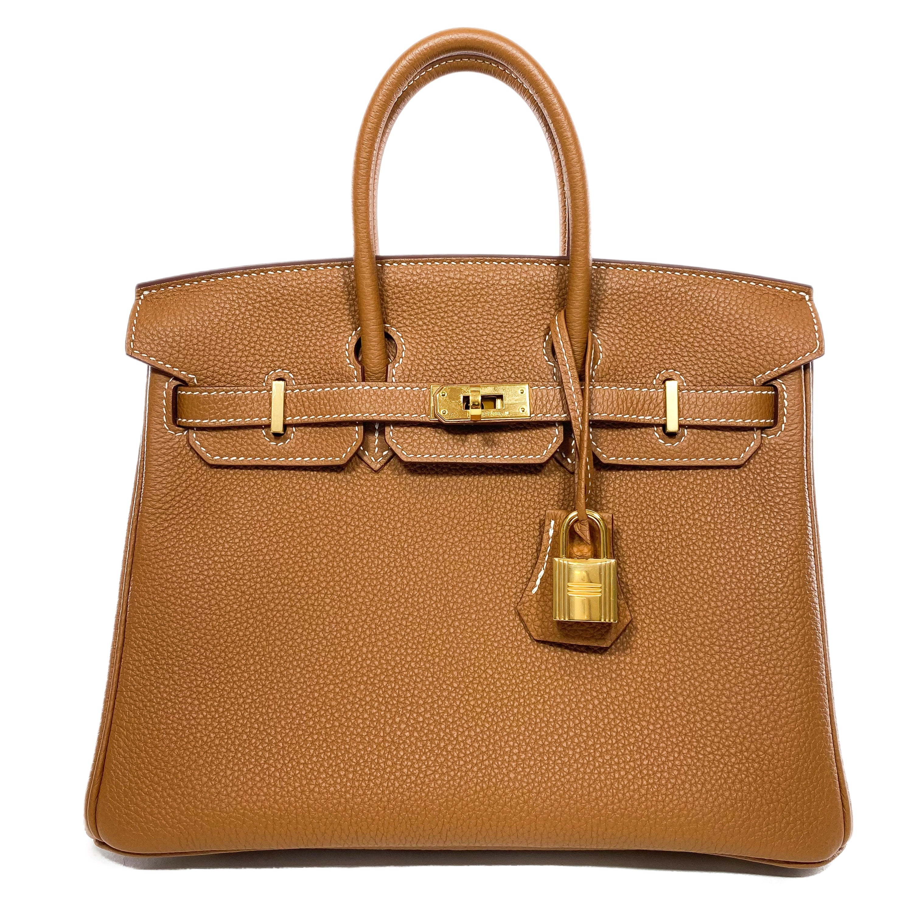 Hermes Birkin 25 Gold Togo Gold Hardware