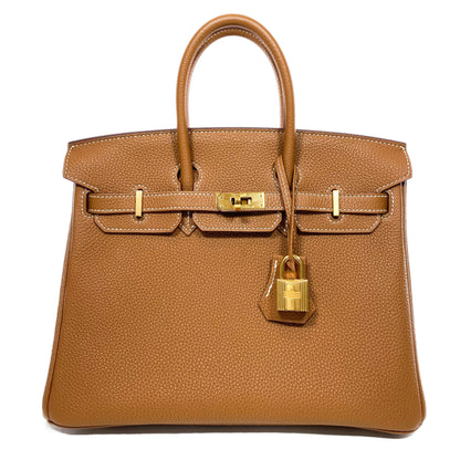 Hermes Birkin 25 Gold Togo Gold Hardware