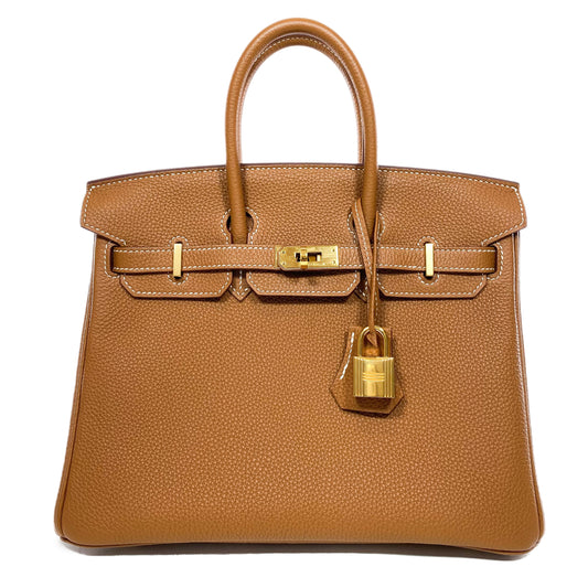 Hermes Birkin 25 Gold Togo Gold Hardware