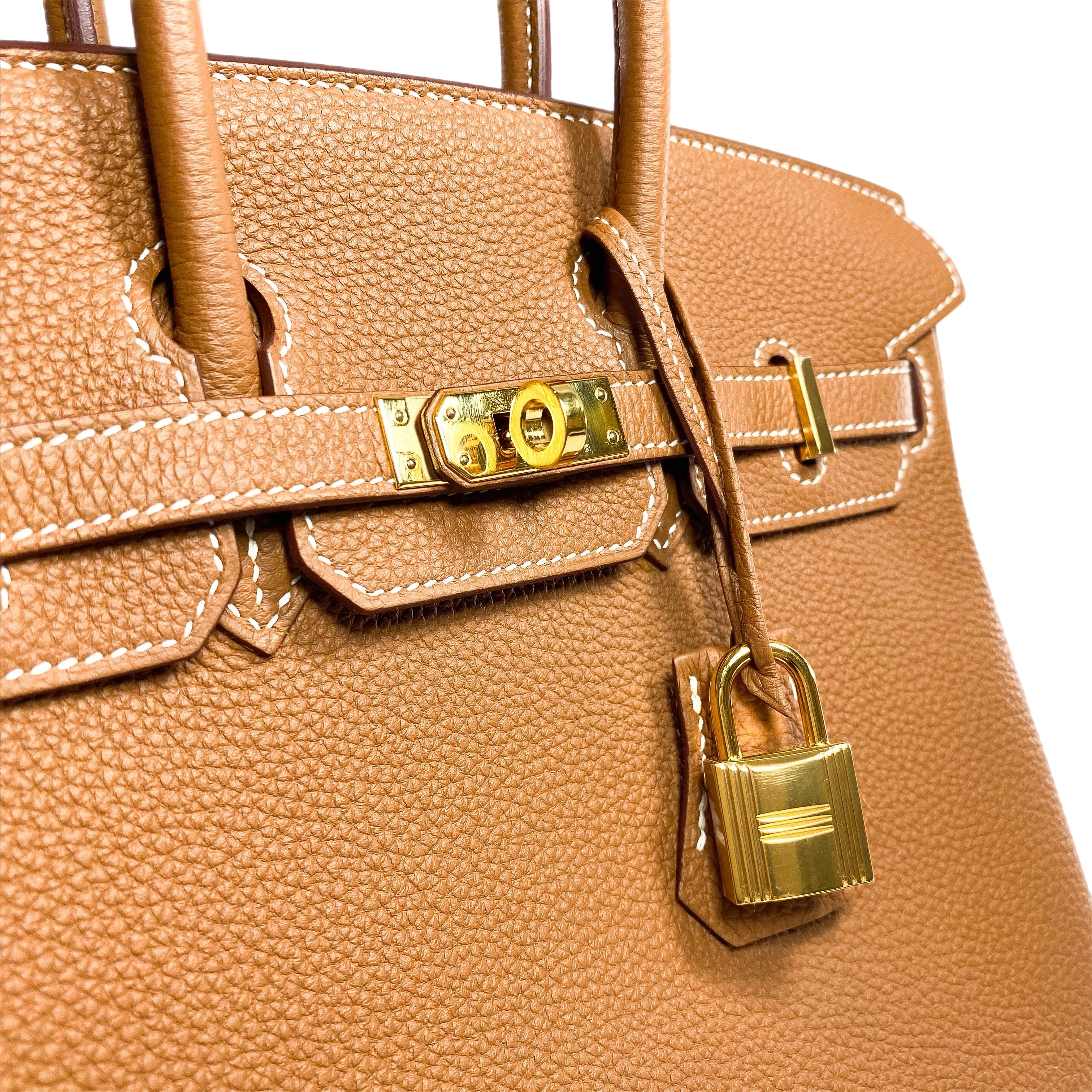 Hermes Birkin 25 Gold Togo Gold Hardware