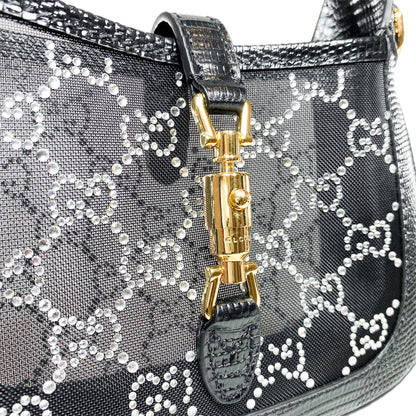 Gucci Limited Edition Mini Lizard Mesh GG Crystal Jackie 1961