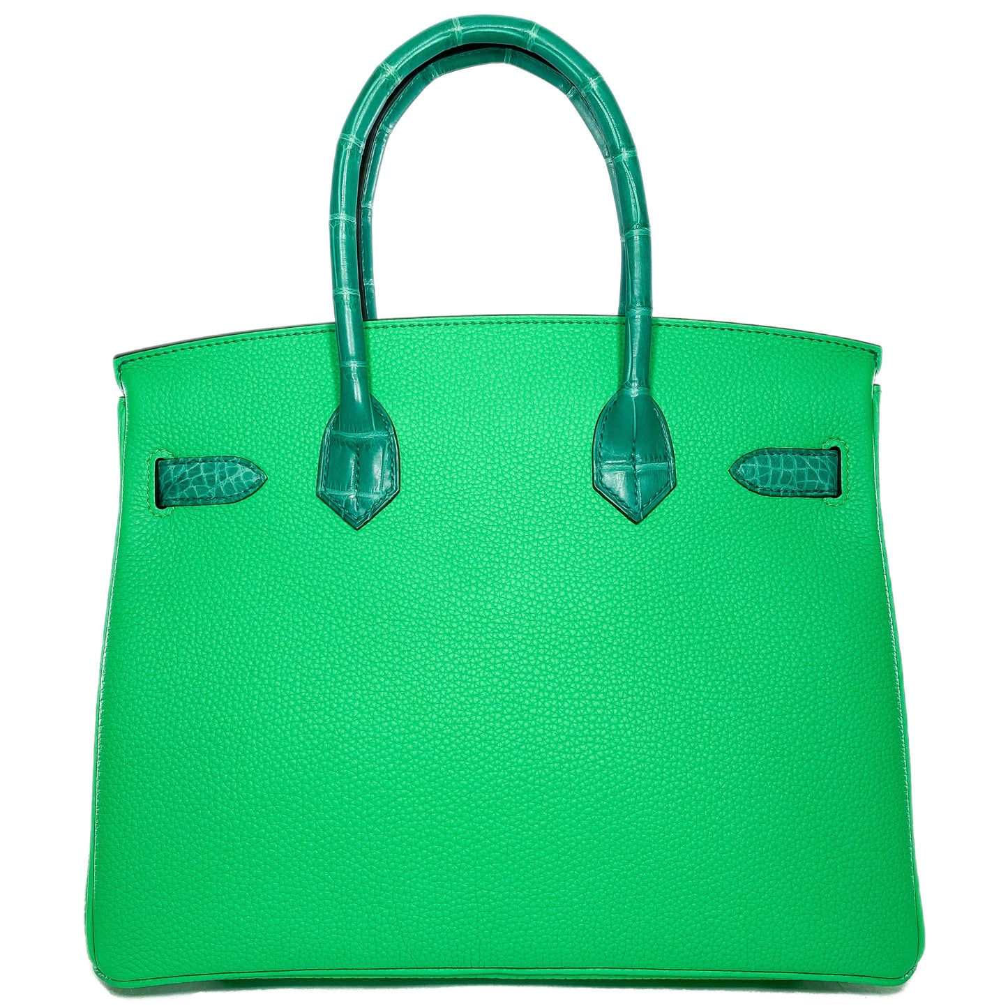 Hermes Birkin 30 Touch Vert Jade Vert Comics Nilo Crocodile Togo Palladium Hardware