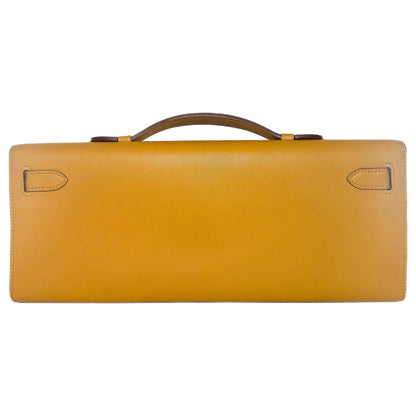 Hermes Kelly Cut Natural Sable Swift Palladium Hardware