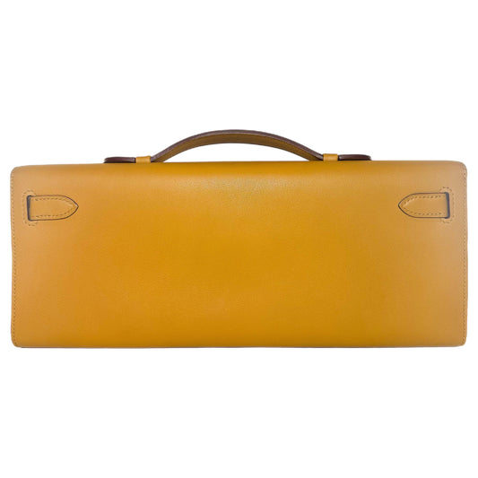 Hermes Kelly Cut Natural Sable Swift Palladium Hardware