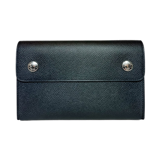 Hermes Hermesnap Black Wallet