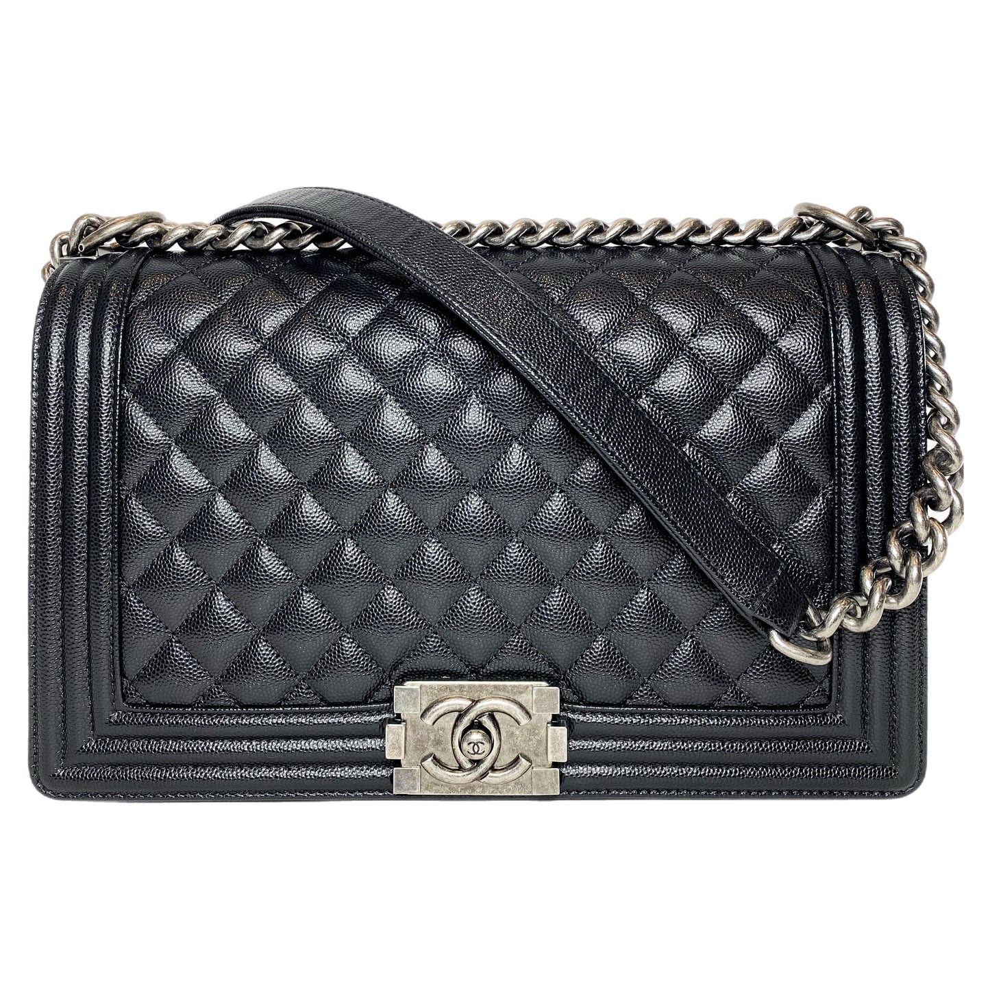Chanel Black New Medium Boy Bag