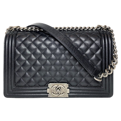 Chanel Black New Medium Boy Bag